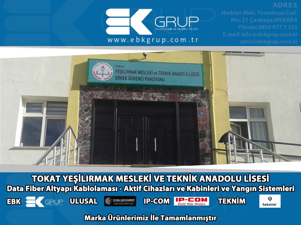 TOKAT YEŞİLIRMAK MESLEKİ VE TEKNİK ANADOLU LİSESİ PANSİYONU