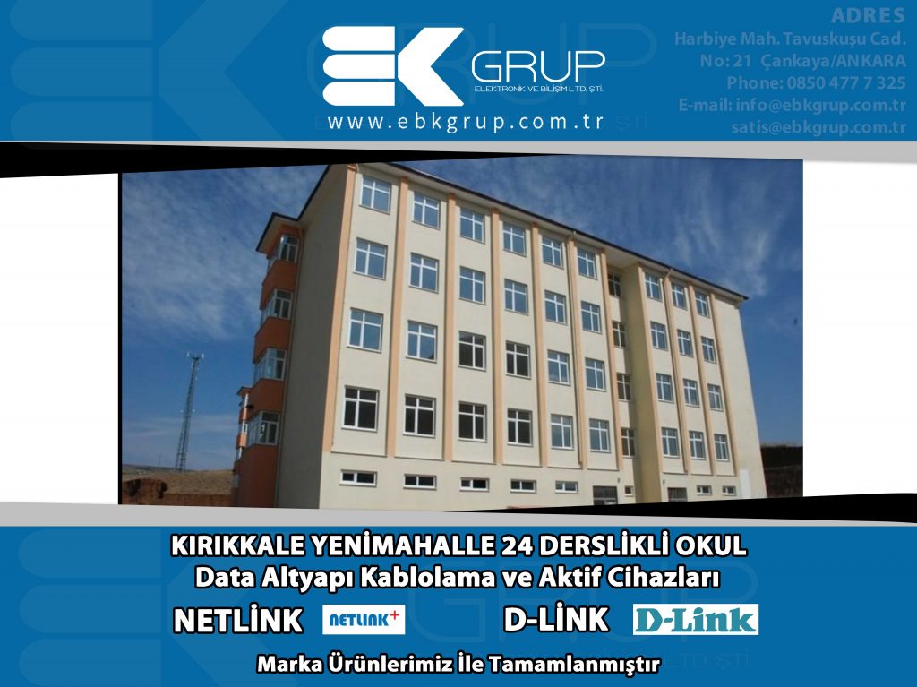 KIRIKKALE YENİMAHALLE 24 DERSLİKLİ OKUL