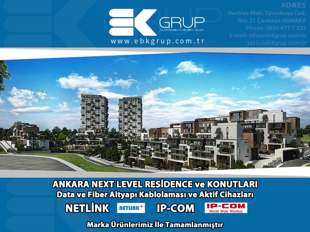 ANKARA NEXT LEVEL RESİDENCE ve KONUTLARI